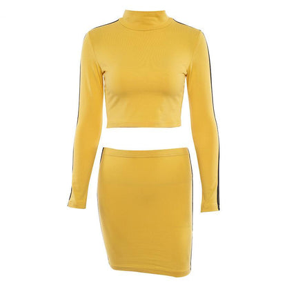 Kill Bill Two Piece Long Sleeve Shirt And Skirt by White Market