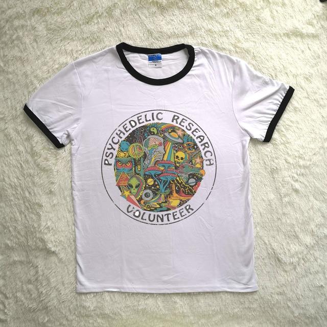 Psychedelic Research Volunteer Ringer Tee by White Market