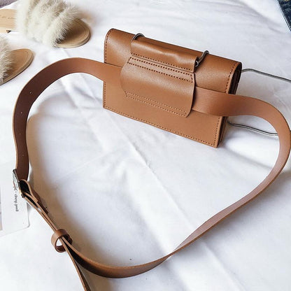 Vegan Leather Belt Bag / Shoulder Bag by White Market