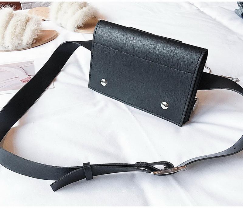 Vegan Leather Belt Bag / Shoulder Bag by White Market