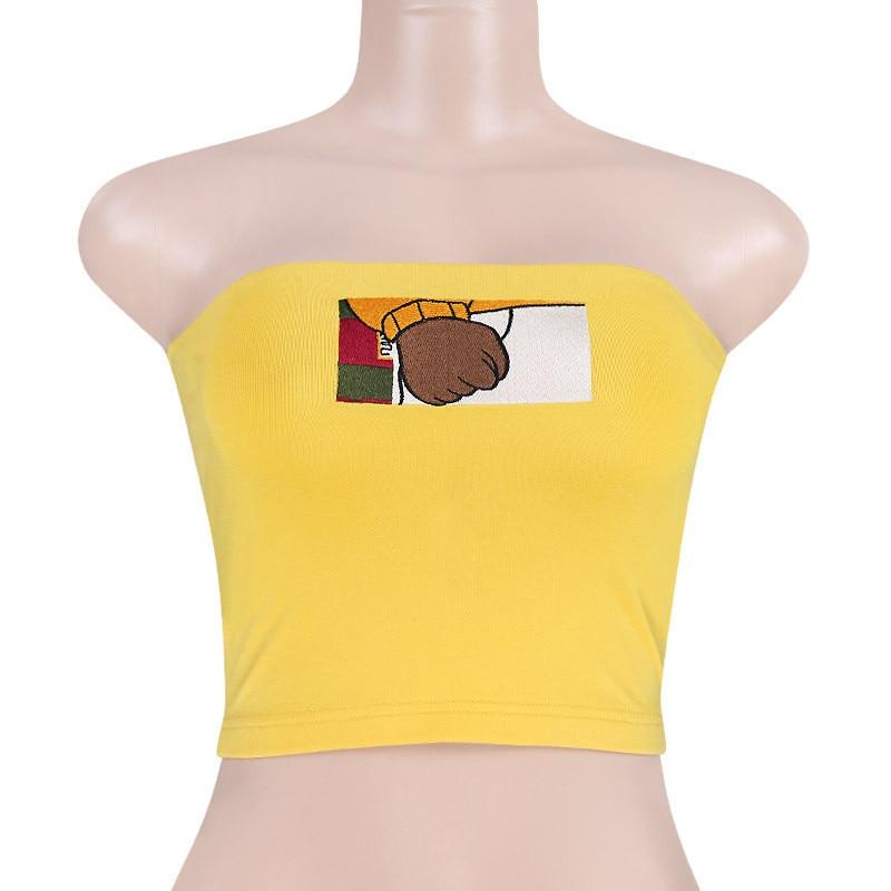 Arthur Fist Tube Top by White Market