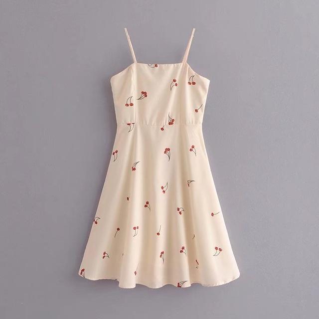 Vintage Cherry Midi Dress by White Market