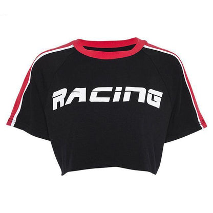 "Racing" Sport Top by White Market