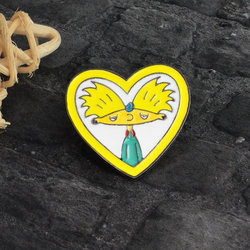 "Hey Arnold" Lover Pin by White Market