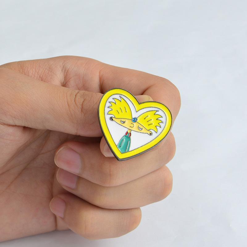 "Hey Arnold" Lover Pin by White Market