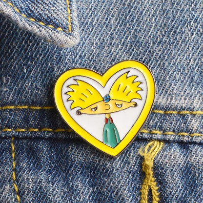 "Hey Arnold" Lover Pin by White Market