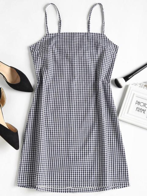 Gingham Mini Dress by White Market