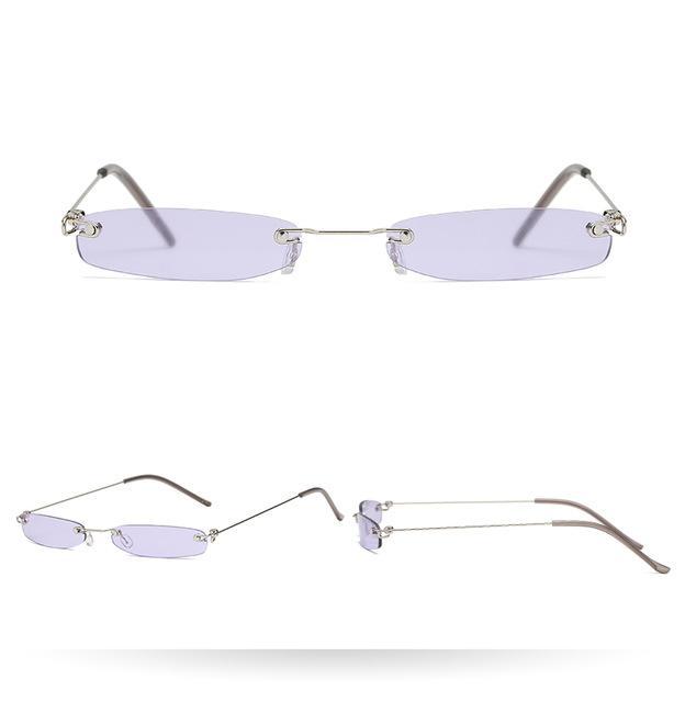 Tinted Thin Rectangular Shades by White Market