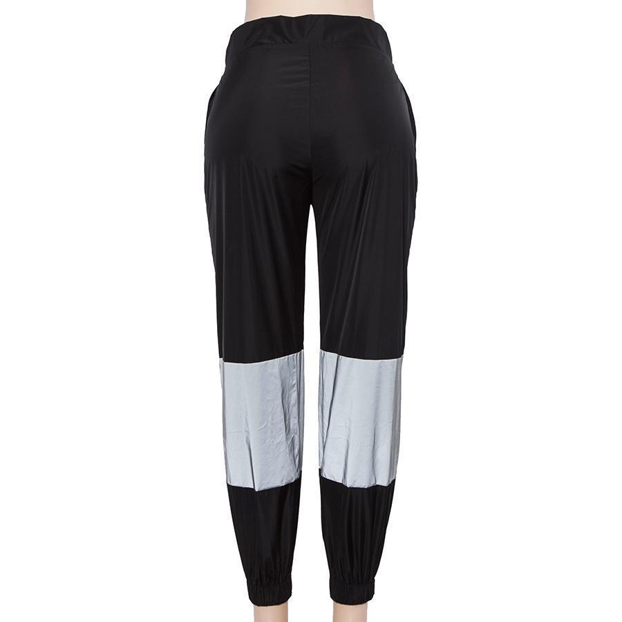 3M Reflective High Waisted Trousers by White Market