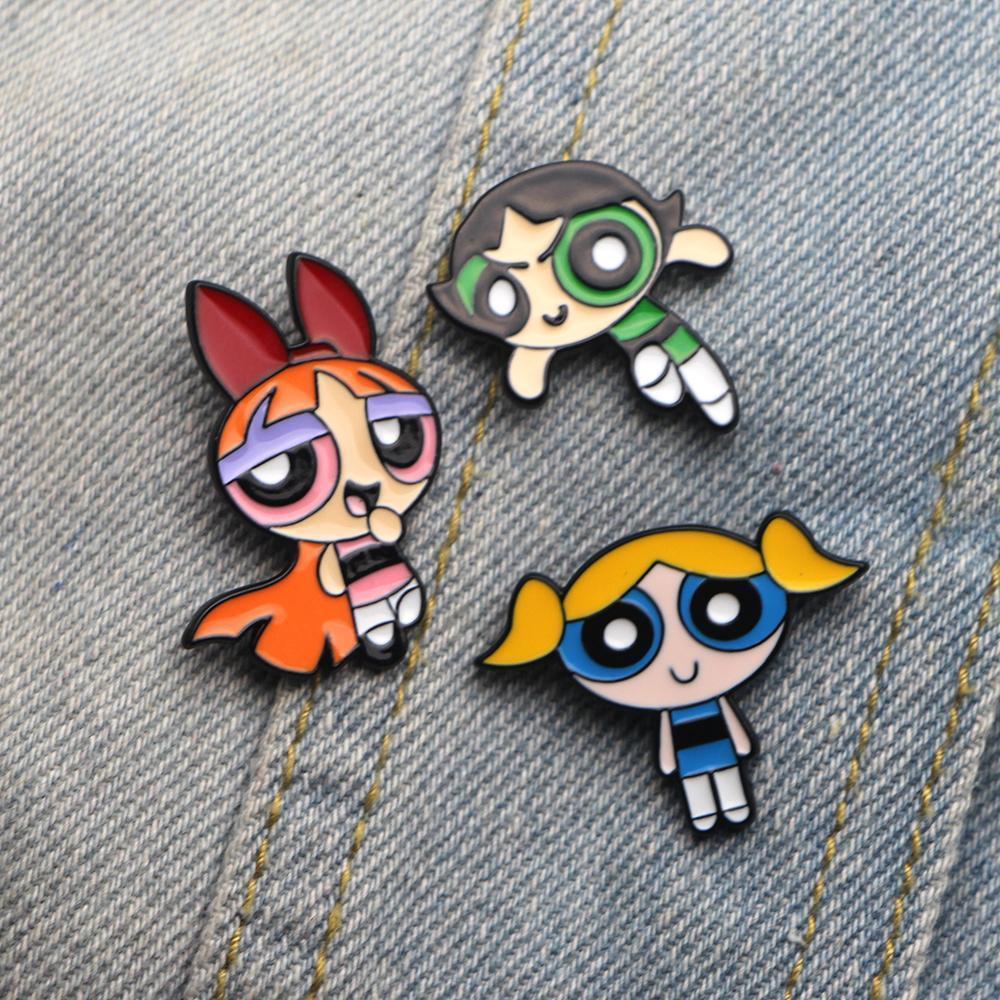 "Powerpuff Girls" Pins by White Market