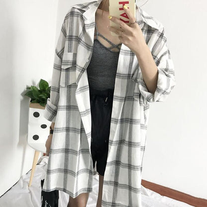 Plaid Flannel Shirt by White Market