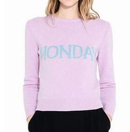 Day Of The Week Knitted Sweater by White Market