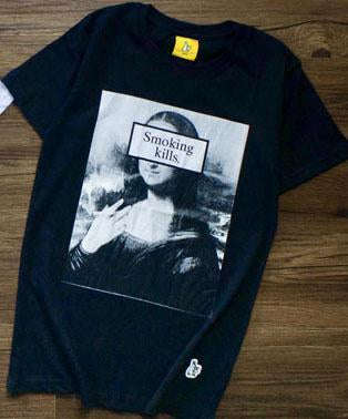 Smoking Kills "Mona Lisa" Tee by White Market