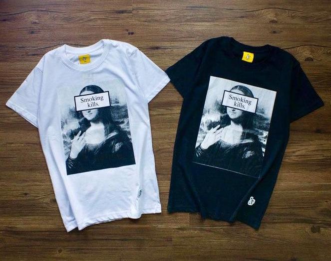 Smoking Kills "Mona Lisa" Tee by White Market