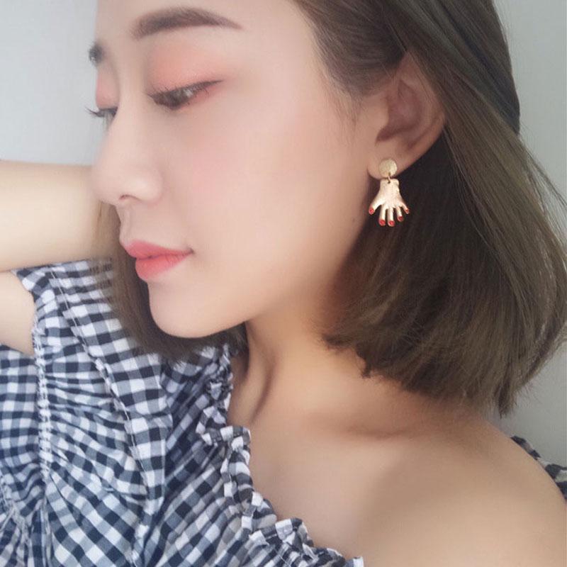 "Painted Nails" Earrings by White Market