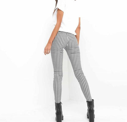 Black & White Gingham Pants by White Market