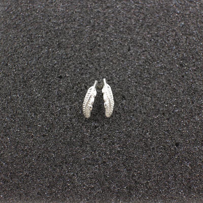 Feather Stud Earring by White Market