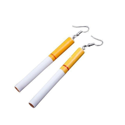 Cigarette Earrings by White Market