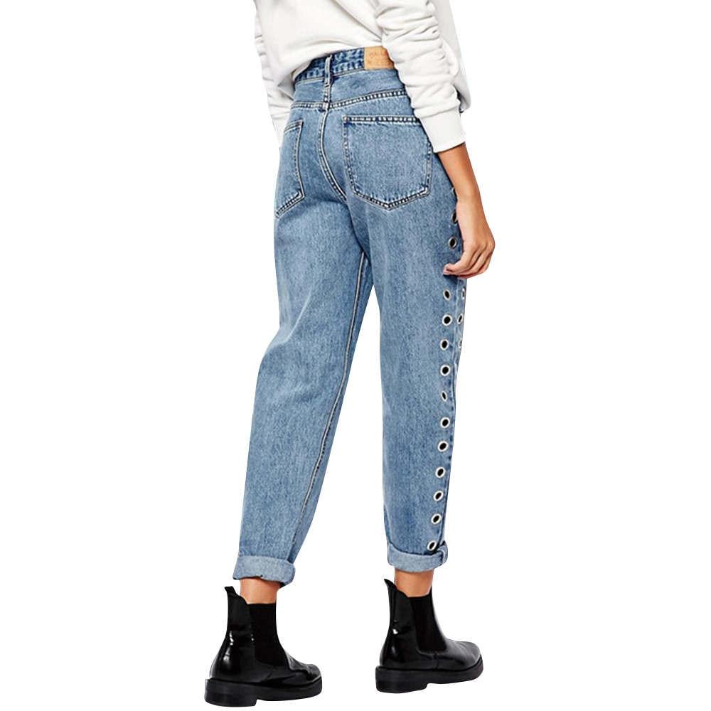 Grommet Straight Leg Jeans by White Market