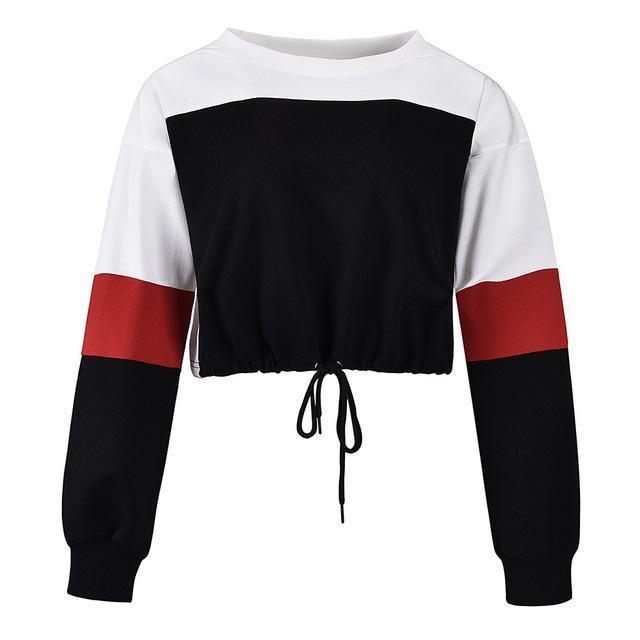 Drawstring Pullover by White Market