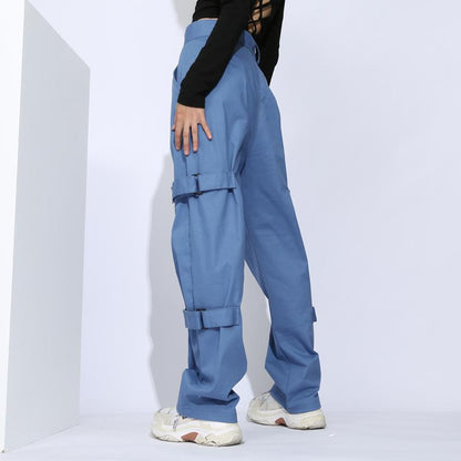 Blue Heaven Lightweight Cargo Trousers by White Market