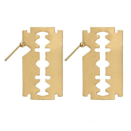 Razor Blade Earrings by White Market