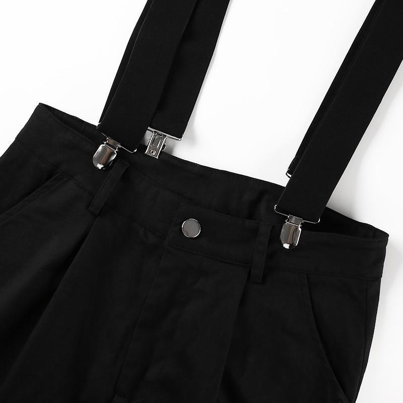 Cargo Trousers With Suspenders by White Market