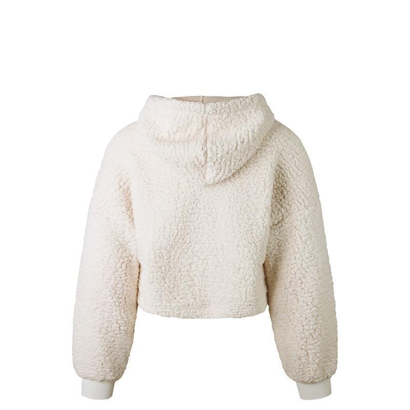 Classic Sherpa Pullover Hoodie by White Market