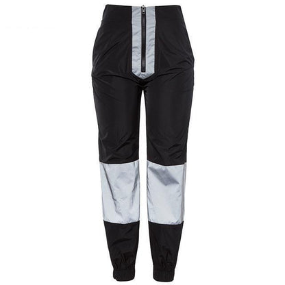 3M Reflective High Waisted Trousers by White Market