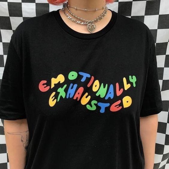 "Emotionally Exhausted" Tee by White Market