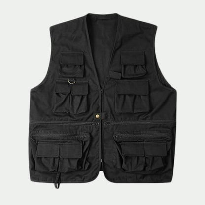 Classic Cargo Pocket Vest (Unisex) by White Market