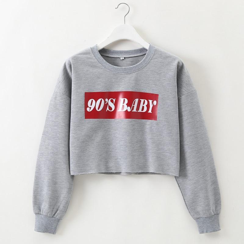 90's Baby Box Logo Pullover by White Market