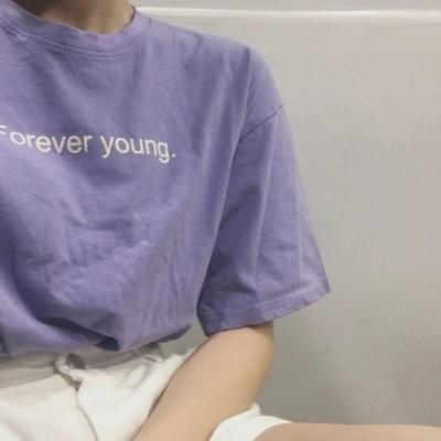 "Forever Young" Tee by White Market