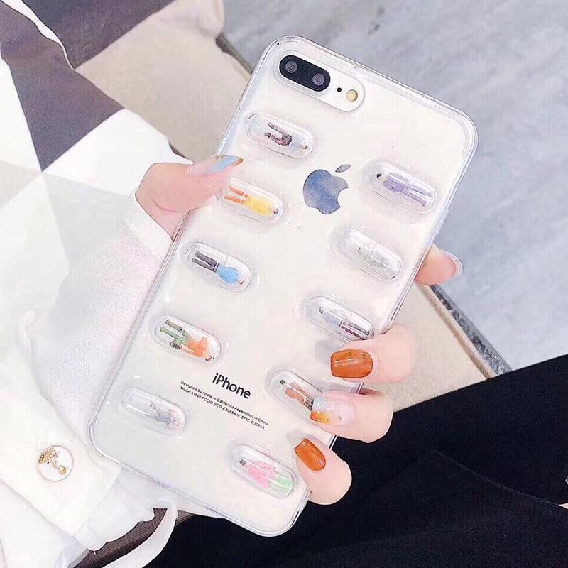 Human Pill Capsule iPhone Case by White Market