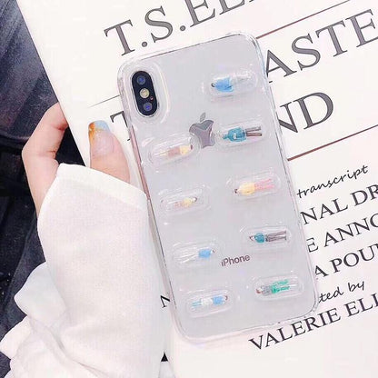 Human Pill Capsule iPhone Case by White Market