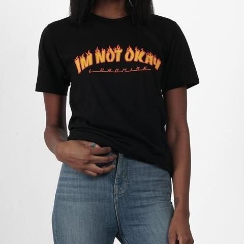 "I'm Not Okay" Thrasher Tee by White Market