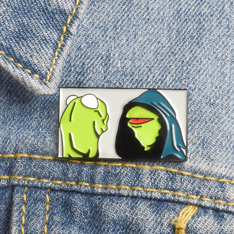 Dark Kermit Pin by White Market