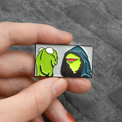 Dark Kermit Pin by White Market