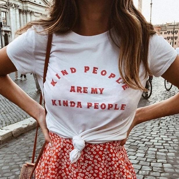 Kind People Are My Kinda People Tee by White Market