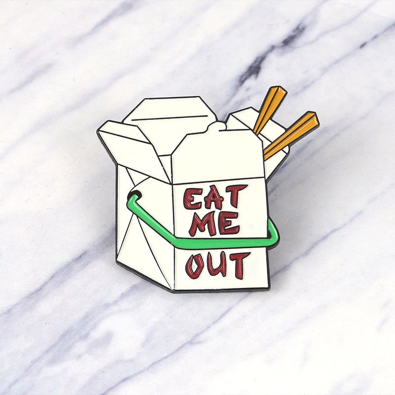 Eat Me Out Pin by White Market