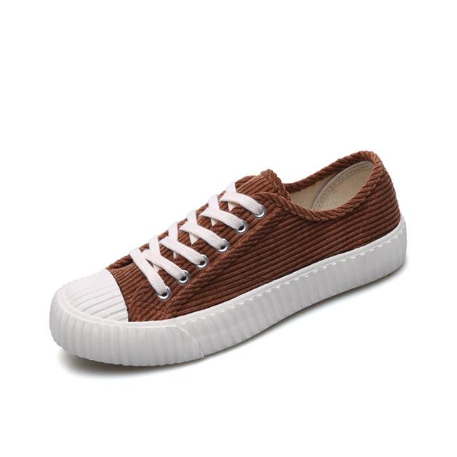 Corduroy Sneakers by White Market