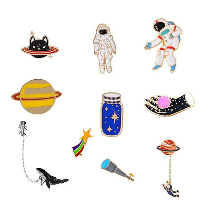 Space Travel Pins by White Market