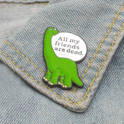 Lonely Dinosaurus Pin by White Market