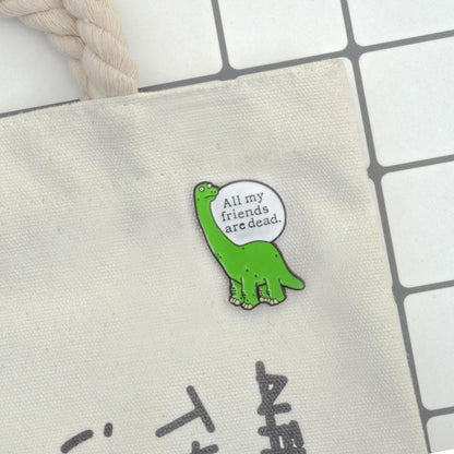 Lonely Dinosaurus Pin by White Market