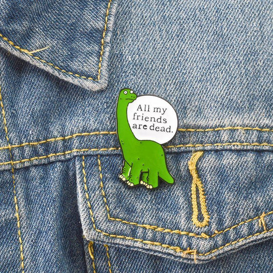 Lonely Dinosaurus Pin by White Market