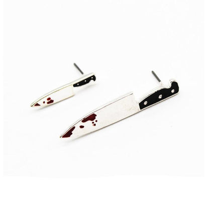 Knife Stud Earrings by White Market