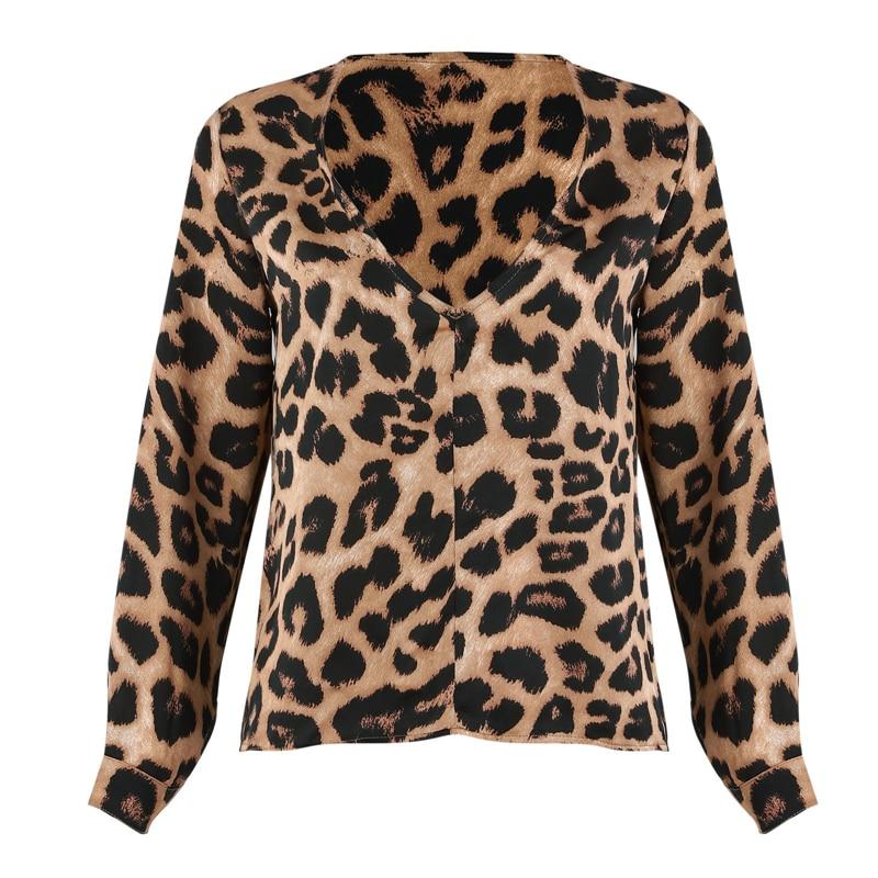 Silk Leopard Blouse by White Market