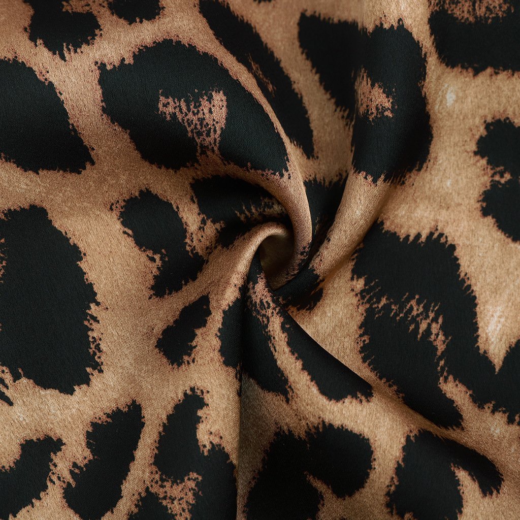 Silk Leopard Blouse by White Market