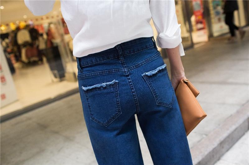 Deconstructed High Waisted Single Stripe Denim by White Market