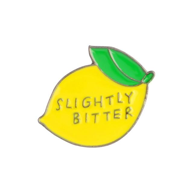 Easy Peasy Lemon Squeezy Enamel Pins by White Market